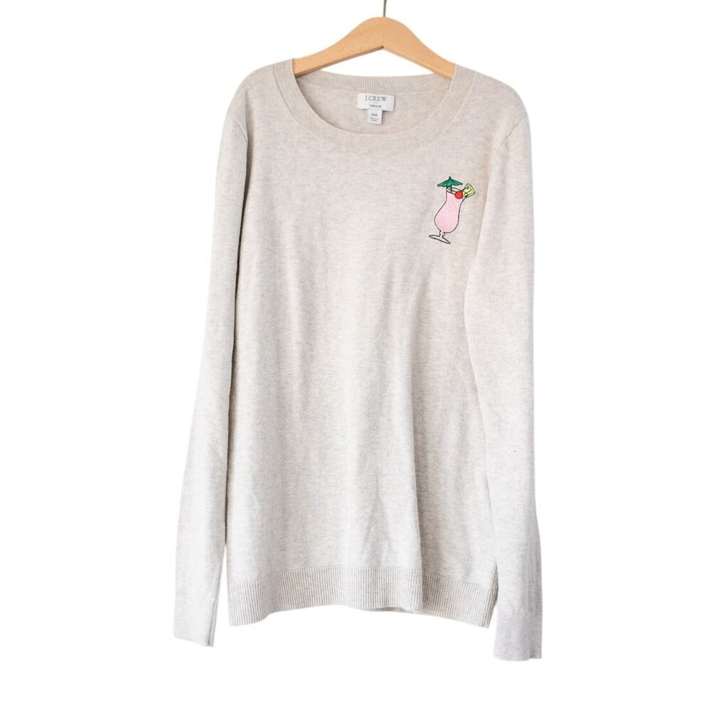 J.Crew Teddie Daiquiri Sweater XS 100% Cotton